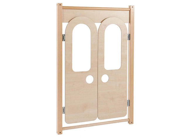 Scheidingswand - paneel - dubbele deur - 80 x 4,3 x 120 cm - per stuk