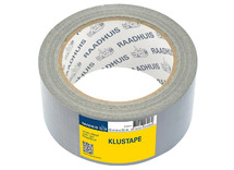 Kleefband - klustape - 50 mm x 50 m - zilver - per rol