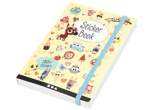 Stickers - stickerboek - figuren - set van 2800 assorti