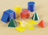 Geometrische lichamen - geometrische vormen - transparant - meetkunde - set van 11 assorti