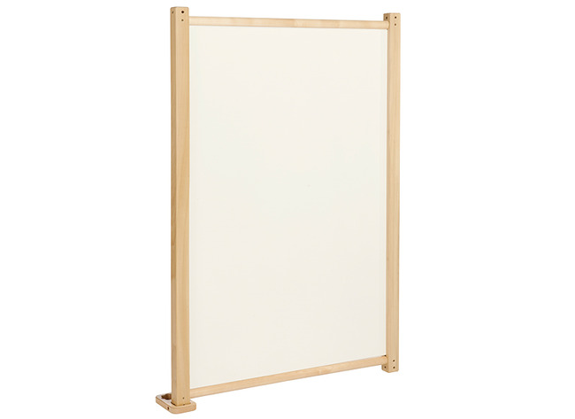 Scheidingswand - paneel - wit bord - 80 x 4,3 x 120 cm - per stuk