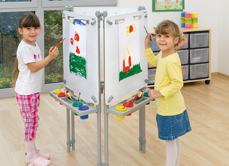 Mobiliseren Geplooid Mainstream Schildersezel - 3 kinderen - 60 x 121 cm - per stuk - Baert