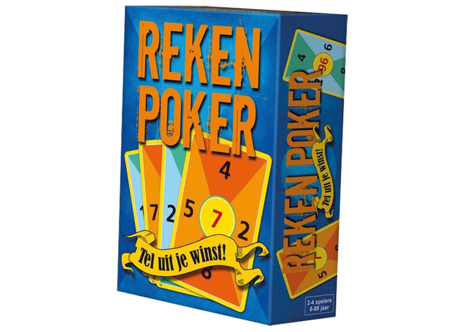 Rekenspel - kaartspel - Rekenpoker - rekenen - per spel