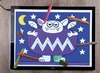 Schrijfspoor - sjabloon - lichtbord - vleermuis - A3 - schrijfritmiek - per stuk