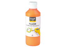 Verf - plakkaatverf - Creall Fluor - fluo - 250 ml - oranje - per stuk