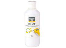 Verf - plakkaatverf - Creall Fluor - fluo - 250 ml - wit - per stuk