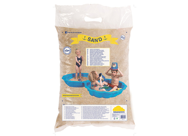 Zand - speelzand - wit - voor zandbakken - 15 kg - zand - per stuk
