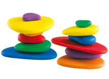 Kleur en vorm - EDX Education - Rainbow Pebbles - regenboogstenen - assortiment van 36