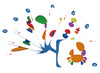 Kleur en vorm - EDX Education Rainbow Pebbles - regenboogstenen - set van 36 assorti