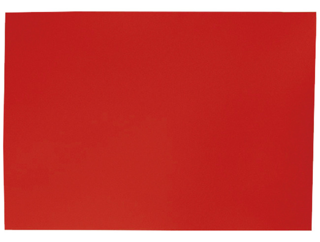 Karton - Bristol - 270 g - 50 x 70 cm - rood - set van 10