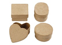 Karton - dozen - set - blanco - set van 28
