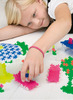 Bouwset - Plus Plus - 2D- en 3D-constructies - 2 cm - neon - set van 3600 assorti