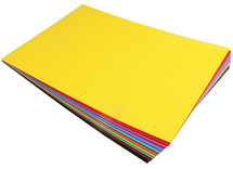 Papier - tekenpapier - Colorado - 50 x 70 cm - 270 g - 40 vellen - set van 5 assorti