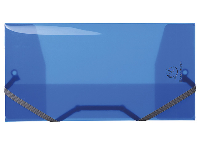 Mappen - elastomap - Exacompta - met kleppen - 23,5 x 12 cm - per stuk