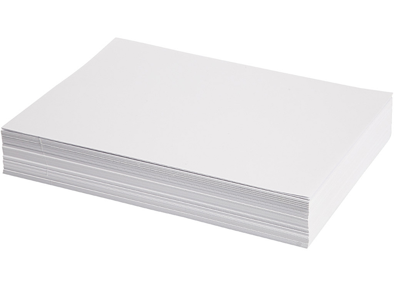 PAPIER DESSIN LISSE BLANC - 300 G - A4 - 125 FLLES - Baert