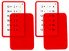 Rekenkaarten - magische kaarten - plus - min - tot 20 - set 1 - per set