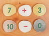 Spel - rekenspel - Yellow Door Number Pebbles Sum-building Set - rekenen - per spel