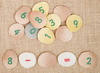 Spel - rekenspel - Yellow Door Number Pebbles Sum-building Set - rekenen - per spel