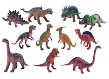 Speelgoed dieren - dinosaurussen - set van 12 assorti