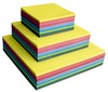 Knutselpapier - vouwbladen - mat papier - 10 x 10 cm - set van 500