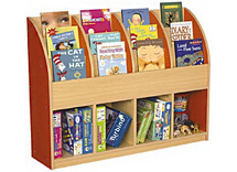 BOEKENSTAND - ROOD - GROOT