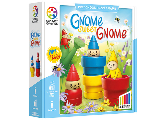 Denkspel - SmartGames Gnome Sweet Gnome - kabouter - per spel