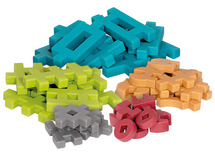 Bouwset - Fun Blocks - activiteiten set - constructie - set van 83 assorti