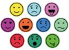 Foam stickers - APLI - smileys - set van 500 assorti