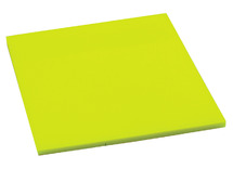 Memoblaadjes - Apli - kleefblaadjes - transparant - geel - 7,6 x 7,6 cm - per stuk