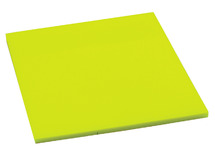Memoblaadjes - Apli - kleefblaadjes - transparant geel - 7,6 x 7,6 cm - per stuk