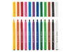 Stiften - kleurstiften - Bruynzeel Super Point - uitwisbaar - set van 12 assorti