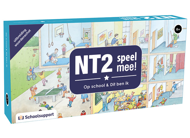 Spel - taalspel - NT2 Speel Mee! 6+ 1 ster - Op school, Dit ben ik - te gebruiken met De Voorlezer HH8593 - per spel