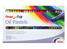 Waskrijt - Pentel - oliepastels - set van 50 assorti