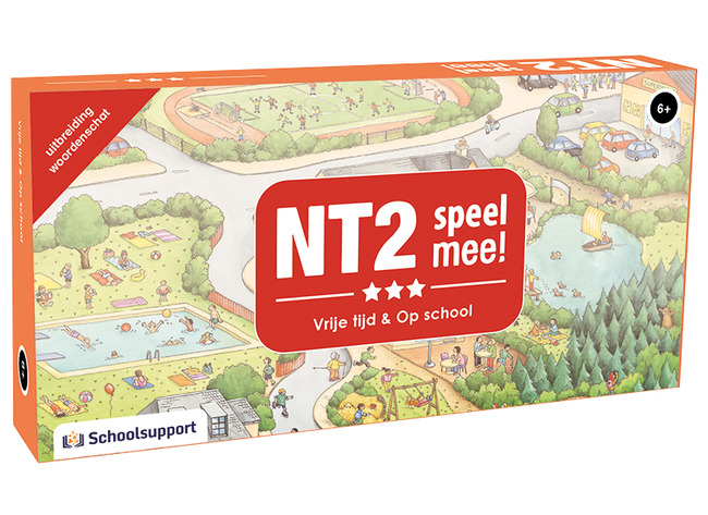 Spel - taalspel - NT2 Speel Mee! 6+ 3 sterren - Op school, Vrije tijd - te gebruiken met De Voorlezer HH8593 - per spel