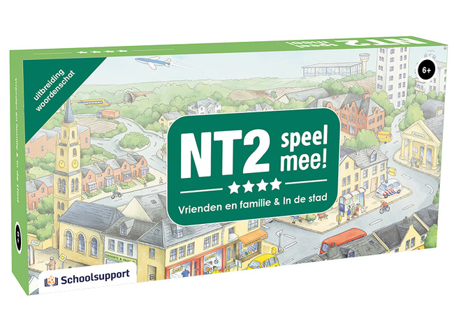 Spel - taalspel - NT2 Speel Mee! 6+ 4 sterren - Mijn vrienden en familie, In de stad - te gebruiken met De Voorlezer HH8593 - per spel