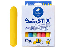Krijt - Butter Stix - stofvrij - verdunbaar - gekleurd - set van 12 assorti
