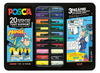 Stiften - verfstiften - Posca Manga Hero - set van 20 assorti