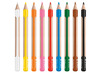 Potloden - kleurpotloden - Pelikan Griffix - driehoekig - dik - etui - set van 9 assorti