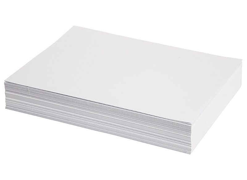 Paquet de 250 feuilles dessin Blanc 160g A4, toute la papeterie.