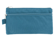Pennenzak - Kangaro - plat - 21 x 11 cm - blauw - per stuk