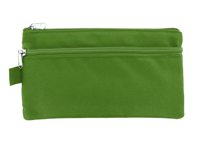 Pennenzak - Kangaro - plat - 21 x 11 cm - groen - per stuk