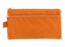 Pennenzak - Kangaro - plat - 21 x 11 cm - oranje - per stuk