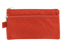 Pennenzak - Kangaro - plat - 21 x 11 cm - rood - per stuk