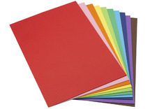 Papier - tekenpapier - A4 - 120 g - 10 kleuren - set van 100 vellen assorti