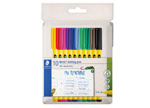 stiften - schrijfstiften - Staedtler Noris fineliner - set van 10 assorti