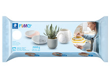 Boetseerklei - Staedtler Fimo Air - boetseren - 2 kg - wit - per stuk