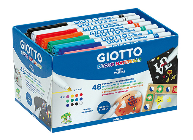 Stiften - kleurstiften - Giotto Decor - set van 48 assorti