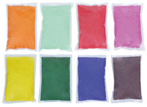 zand - gekleurd - decoreren - set van 8 assorti