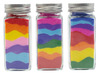 zand - gekleurd - decoreren - set van 8 assorti