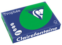 Papier - fotokopieerpapier - Clairefontaine Trophée - A4 - 120 g - biljartgroen - pak van 250 vellen